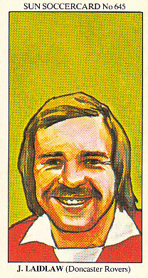 Joseph Laidlaw Doncaster Rovers 1978/79 the SUN Soccercards #645